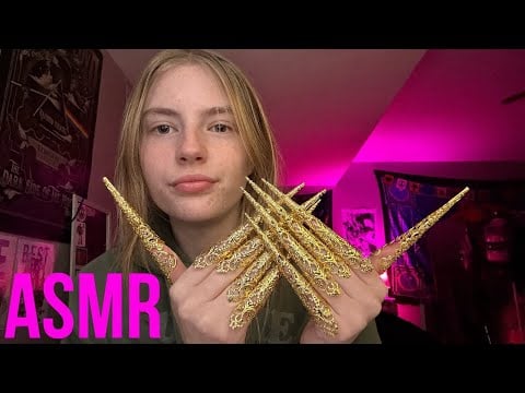 20 MINUTES of XXL NAILS tapping and scratching SUPER TINGLY 💅✨