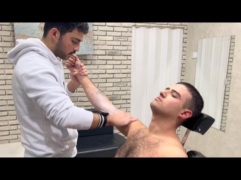 Gangster Relaxes by getting off the streets and getting ASMR Massage