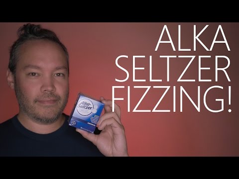 Alka Seltzer Fizzing! ~ ASMR/Binaural