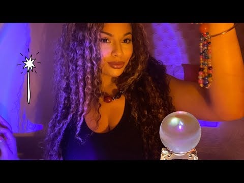 ASMR| Fortune Teller cleanses your Aura 🌈⃤