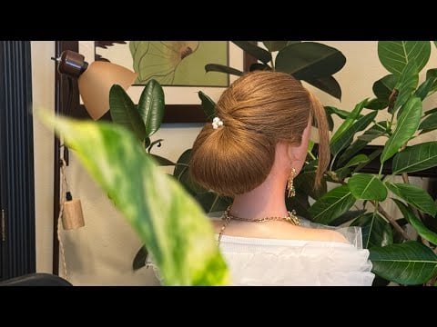 Bridal Hairstyle | ASMR | Updo - Hairstyling - Perfectionist - Hair Fixing - Finishing Touches