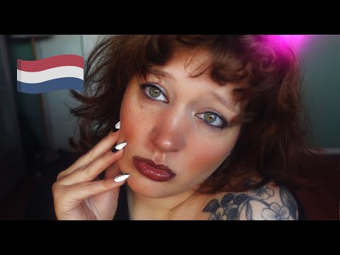 ASMR dutch whispers and trigger words (halloween, repeating words, NL, fluisteren, retro vibes)