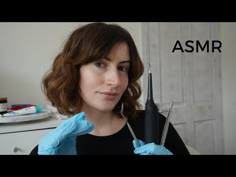 ASMR - Video pra dar sono e relaxar - Roleplay dentista (Português) | SOLANGE PRATA