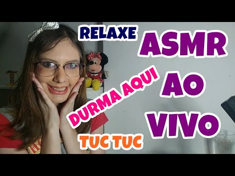 LIVE DE ASMR - ESQUEÇA SEUS PROBLEMAS E RELAXE APENAS