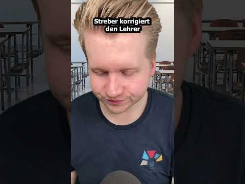 Streber korrigiert den Fehler des Lehrers!  #asmr