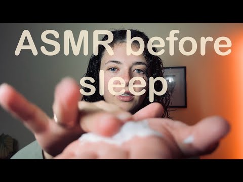 Whispered Nighttime ASMR ✨ Hair Brushing & Moisturising Before Bed 