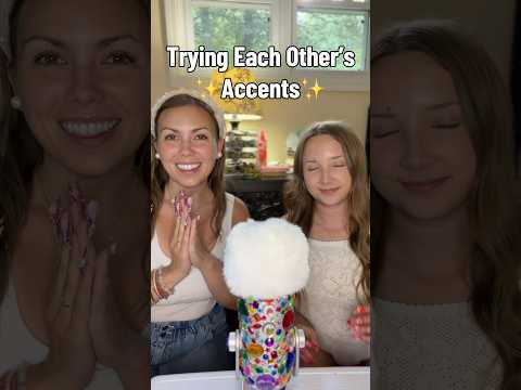 ASMR/ TRYING SOUTHERN + MINNESOTAN ACCENTS with my bestie ❤️☀️ #funnyasmr #bestlifebybrooke #asmr