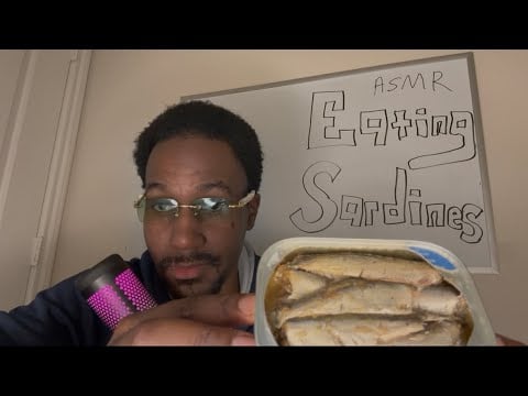 ASMR Eating SALTED SARDINES For Dinner