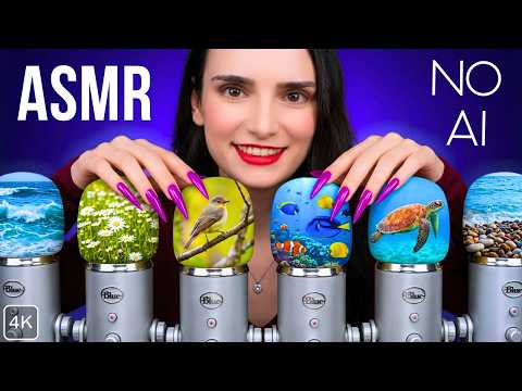 ASMR Mic Scratching BUT the Covers CHANGE Every FEW Secs! 😱 No Talking for Sleep & Relaxation - 4K