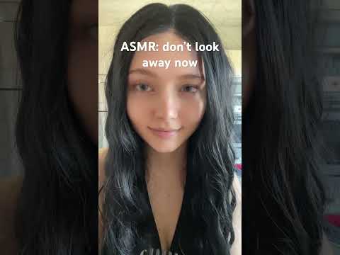 keep looking 🤍#asmr #eyecontact #whisperasmr #tingles #relaxation #girlfriendasmr