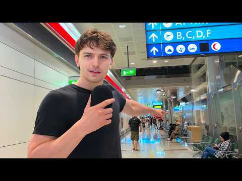 ASMR at Dubai Airport (but I'm sleep deprived)