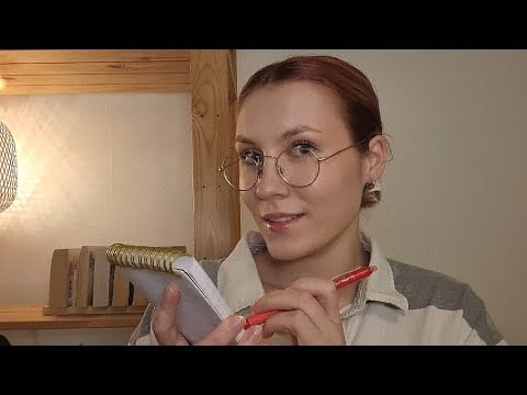 ASMR obsessed girl pretending to be your therapist