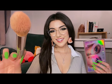 ASMR Doing Your Makeup For Prom 💖 (high end makeup application on you)