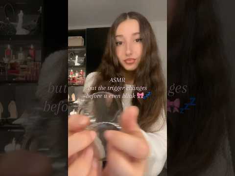 Asmr Quick triggers for sleep 🎀💤#asmr #girly #lofi #tapping #scratching #tingles #relaxing #woman