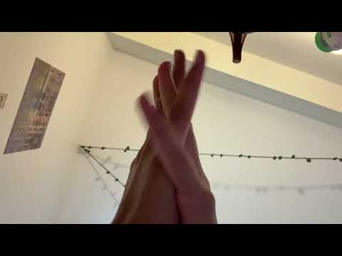 asmr hand rubbing 