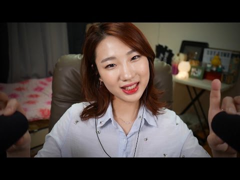 [Eng Sub][ASMR] 마이크 터칭, 브러슁 꾹꾹이 ASMR | Mic touch, brushing and whispering ASMR