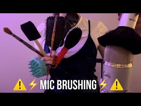 ASMR |  ⚠️ Fast and Aggressive Mic Brushing | Part 2 | No Talking