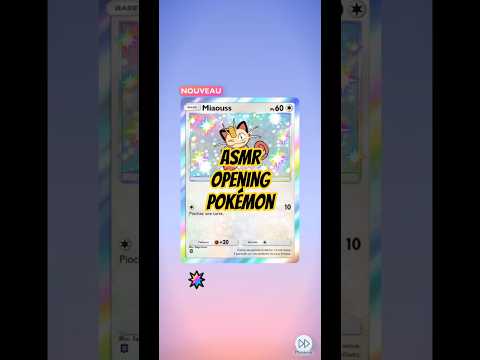 asmr opening Pokémon tcgp