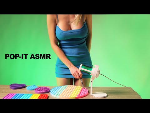 [4K] Satisfying Giant  and Mini POP-IT  ASMR with Mia | Relaxing Pop-it No Talking no Music