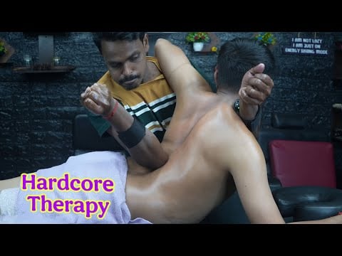 The Hardcore Barber's Touch: Full Body Deep Tissue ASMR Massage Therapy For Full Relaxation #massage