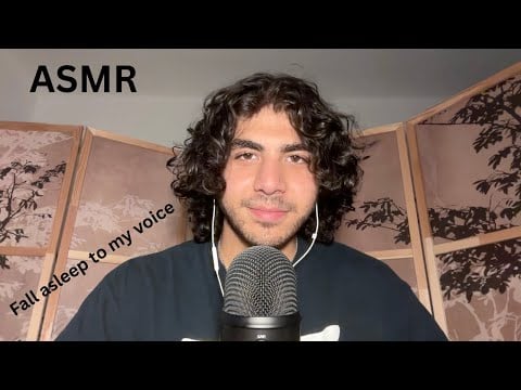 ASMR Guided sleep instructions (eyes closed)