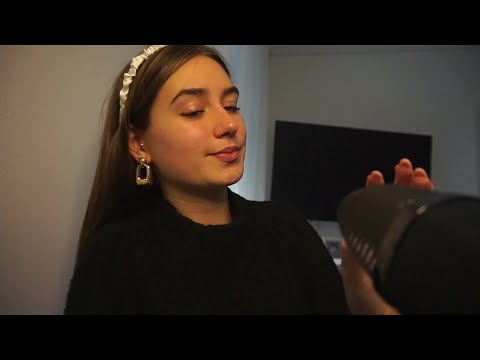 ASMR softspoken, inaudible whisper, tapping