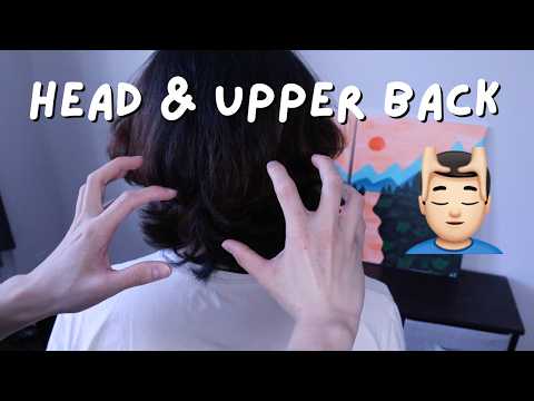 ⚡️ FAST Head & Upper Back Scratching ASMR (Aggressive Massage)
