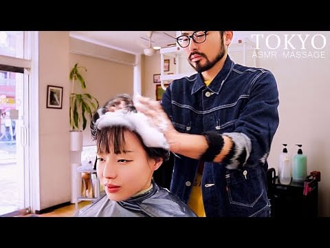ヘアウォッシュマッサージ・耳かきASMR |  女性も受けたい理容室のリラックスメニュー