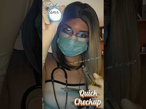 ASMR 💤 The doctor doesn't have time for you... 😮‍💨