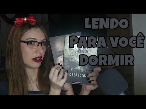 [ASMR] LENDO PARA VOCÊ DORMIR