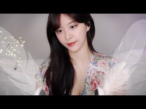 ASMR l 솜깃털 귀 청소 (INTENSE Feather Ear-Cleanin/Echo)