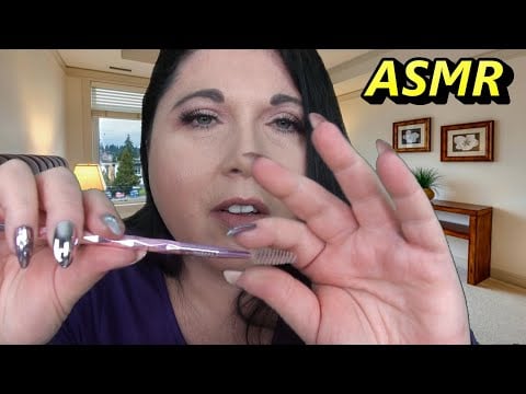 ASMR Big Sister does your Eyebrows Roleplay (Soft Spoken & Personal Attention)