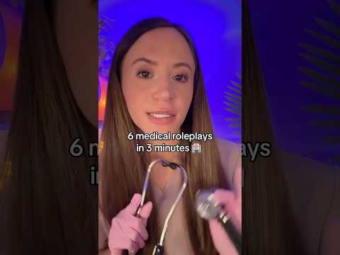 Which Medical Roleplay Do You Prefer? #asmr