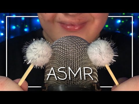 ASMR 1 Hour Pom Pom Brushing! 🤍 (No Talking)