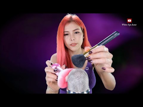 ASMR ไทย 🇹🇭 Brushing 🎧 เสียงแปรง ผ่อนคลาย🍀