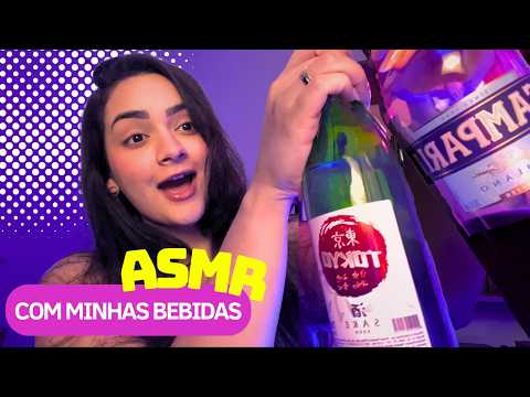 ASMR Com Minhas Bebidas🍹✨ (Tapping nas Garrafas)