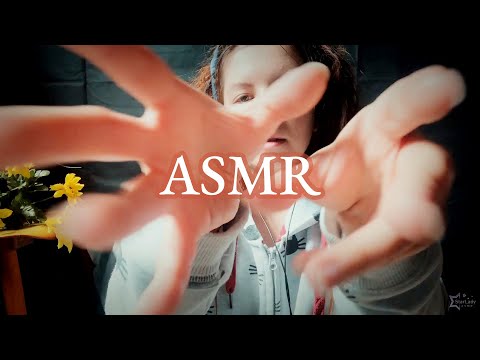 ASMR Hand movements, rain, whispering RELAX