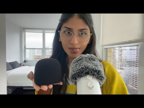 asmr mic scratching foam cover & fluffy mic | this or that?