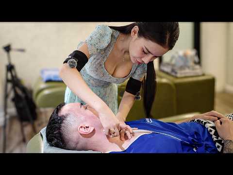 ASMR: JADE007 Barbershop Full Service Massage- LUCY is Back