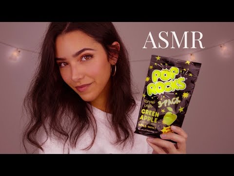 ASMR Candy Eating (Intense Mouth Sounds, POP ROCKS, Plastic sounds...)