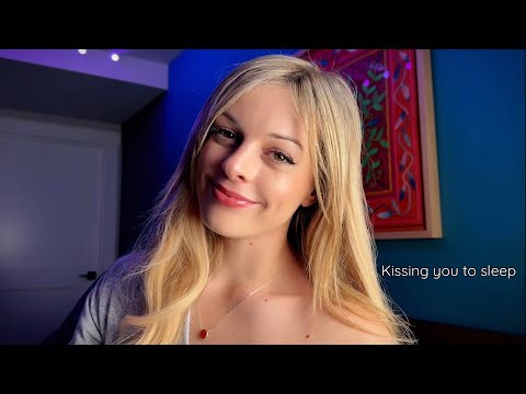 ASMR Goodnight Kisses for Relaxation and Sleep | GF Roleplay