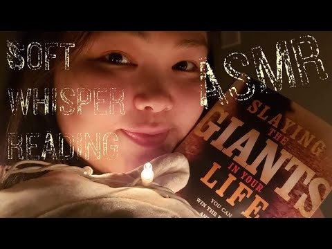 ASMR Soft-Whisper Reading😴