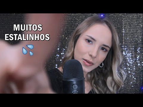 ASMR - SONS DE BOCA + ACARICIANDO SEU ROSTO 💤