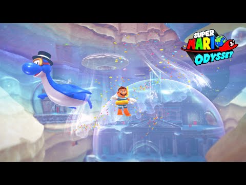 ASMR | Let's Explore the Relaxing Lake Kingdom 🤿 [Super Mario Odyssey]