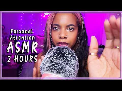 ASMR ✨ 2 HR PERSONAL ATTENTION + ROLEPLAY Compilation😌(Face Touching, Hair cut, Brushing, etc.)
