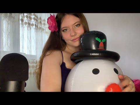 ASMR | Playing With Big Balloon & Deflate ❤️