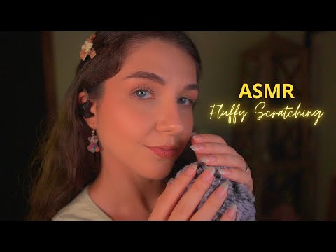 ASMR Fluffy Mic Scratching w/ long nails and Mouth Sounds (tongue clicks, tktk, shh..) | Lonixy ASMR