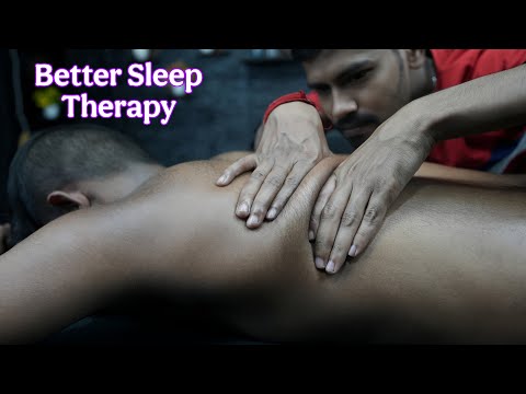 Stress Release: Indian Barber Back Stretching ASMR Massage For body muscle Relaxation #bodymassage