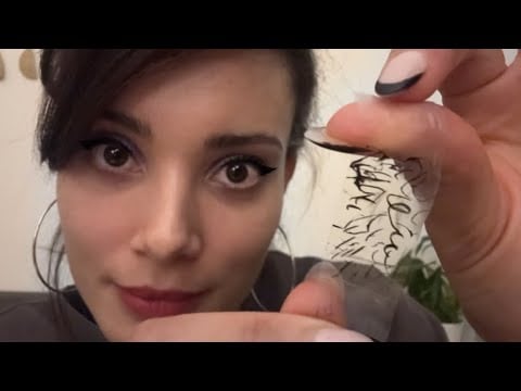 Waxing your face | asmr 