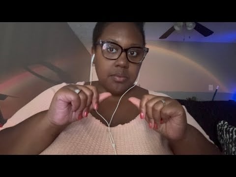 ASMR Fast aggressive hand sounds + hand movements + fabric scratching looped video 